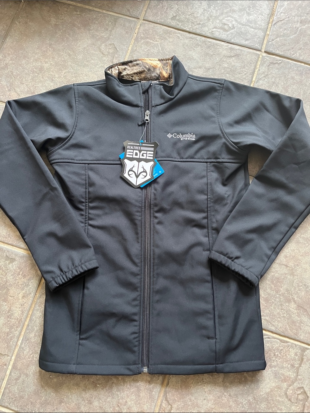 Columbia Boys Youth Black Softshell Jacket